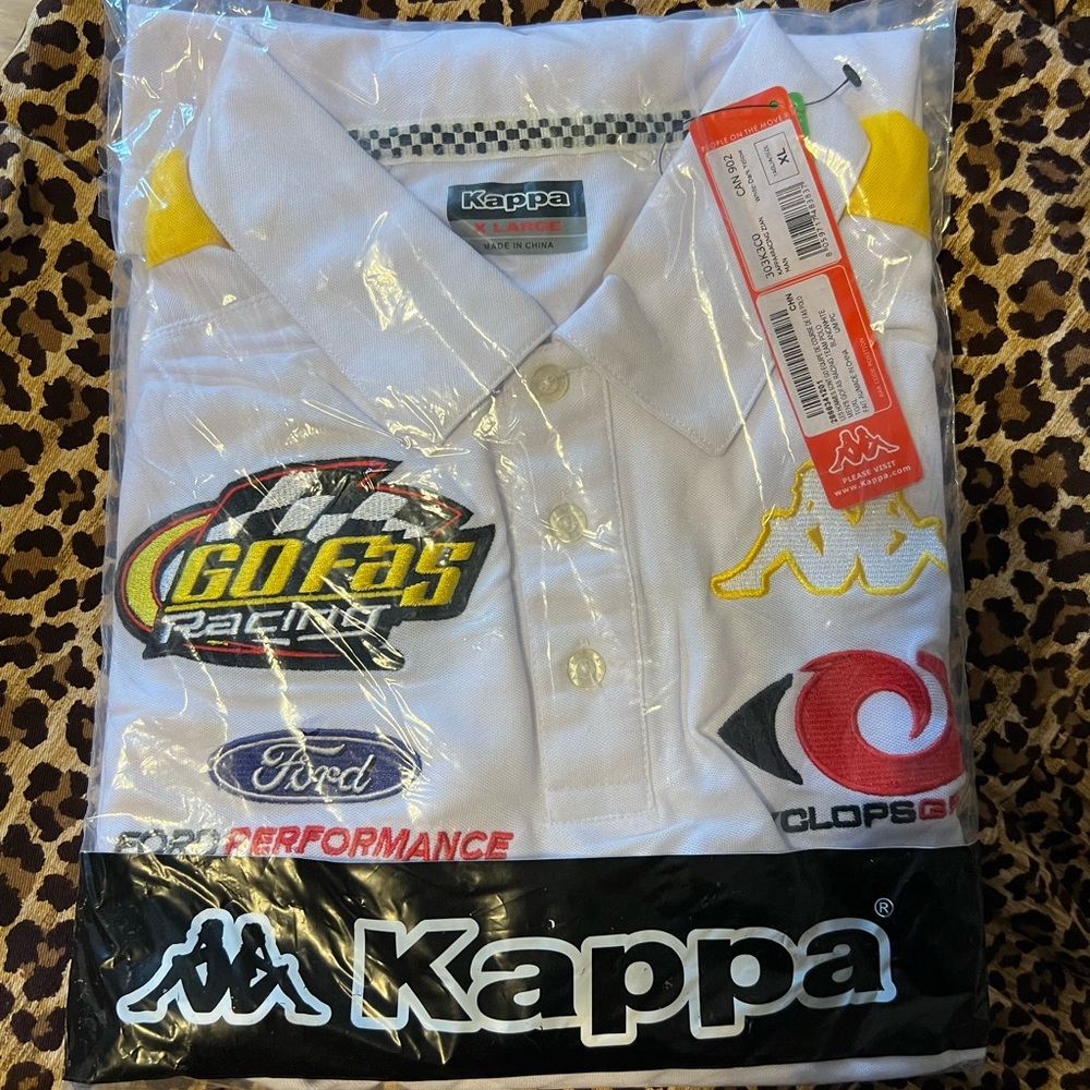 Men’s Gofas Ford Can-Am Racing Team Polo white NEW xl